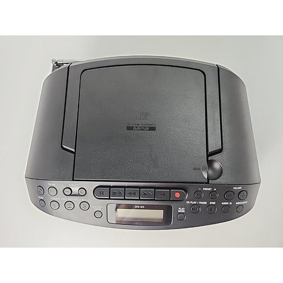 SONY CFD-S70 Stereo CD Player Cassette Recorder AM/FM Radio Boombox Tested Works - Picture 6 of 12